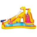 Funormous Baby Shark Bounce House with Slide Wet or Dry, Pink Fong Inflatable Water Slide, Party Outdoor Curve Waterslide Fun, Kids Backyard Water Park, Includes Water Sprayer, Pool &amp; Blower