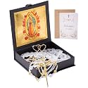FUNPAR Crystal Wedding Lasso for Catholic Ceremony with Gift Box and Greeting Card, Lazo Para Boda Catolica de Cristal, Complete Unity Ceremony Set