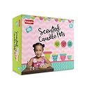 Funskool Handycrafts Scented Candle Pots, Wax Candle Maker, Scents - French Vanilla, Green Apple, Lavender, Art and Craft Kit, Ages 5 Years and Above, Multicolour