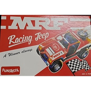 funskool mrf racing police jeep - multicolor carton kid
