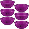 Funtery 6 Pcs Halloween Candy Bowl Trick or Treat Candy Serving Bowls