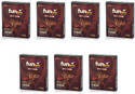 Funtime Dotted, Ribbed & Contoured Rich Coffee Flavored Condom | 3N Each Condom (Set of 7, 21 Sheets)