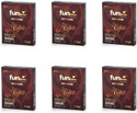 Funtime Dotted, Ribbed & Contoured Rich Coffee Flavored Condom | 3N Each Condom (Set of 6, 18 Sheets)