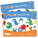 Funto Finger Paint Paper, 60 Sheets 12x16 Art Pad For Kids Painting