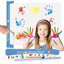 Funto Finger Paint Paper Roll, 12''x400'', Size-Free, White, Large Paint Paper for Toddlers, Art Paper for Kids, Paper for Painting, Easy to Cut