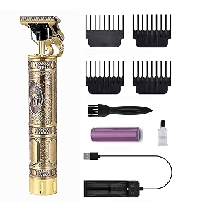 hair trimmer for men hair trimmer for women professional hair trimmer rechargeable hair cutting kit with 4 guide combs for men multi colour