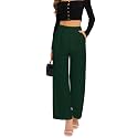 FUNYYZO Wide Leg Dress Pants for Women Work Slacks Business Casual Outfits