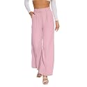 FUNYYZO Wide Leg Dress Pants for Women Work Slacks Business Casual Outfits