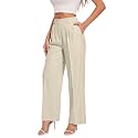 FUNYYZO Wide Leg Dress Pants for Women Work Slacks Business Casual Outfits