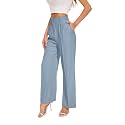 FUNYYZO Wide Leg Dress Pants for Women Work Slacks Business Casual Outfits