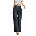 FUNYYZO Wide Leg Dress Pants for Women Work Slacks Business Casual Outfits