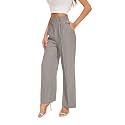 FUNYYZO Wide Leg Dress Pants for Women Work Slacks Business Casual Outfits