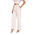 FUNYYZO Wide Leg Dress Pants for Women Work Slacks Business Casual Outfits