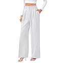 FUNYYZO Wide Leg Dress Pants for Women Work Slacks Business Casual Outfits