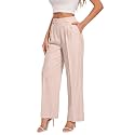 FUNYYZO Wide Leg Dress Pants for Women Work Slacks Business Casual Outfits