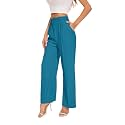 FUNYYZO Wide Leg Dress Pants for Women Work Slacks Business Casual Outfits