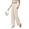 FUNYYZO Wide Leg Dress Pants for Women Work Slacks Business Casual Outfits