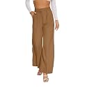 FUNYYZO Wide Leg Dress Pants for Women Work Slacks Business Casual Outfits