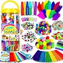 FUNZBO Arts and Crafts Supplies for Kids - Kindergarten School Craft Kit