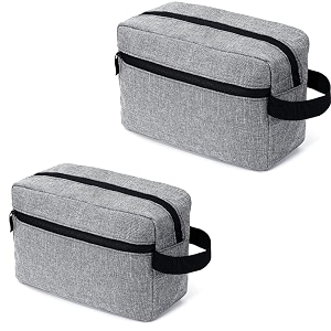 fuoco toiletry bag for men women packing cubes travel organizer pouch water-resistant shaving bag medicine pouch cosmetics brushes tool bag for travelling essentials bags with handle