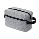 FUOCO Travel Organizer Pouch Toiletry Bag For Men Women, Water-Resistant Shaving Bag Medicine Pouch Cosmetics Brushes Tool Bag For Travelling, Packing Cubes Organizer Storage Bags With Handle,8 Cm