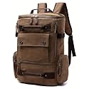 Fur Jaden Black Canvas Backpack Brown