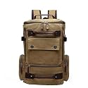 Fur Jaden Black Canvas Backpack Beige