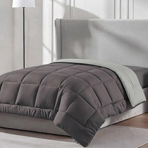 furbo microfiber comforter single bed 220 gsm soft lightweight reversible quilt all season ac comforter pack of 1 mocha amp cream