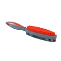 FURemover Duo Pet Hair Rubber Brush, Dual Sided to Easily Remove Fur and Lint from Clothing and Upholstery, Thick Bristles Groom Dogs and Cats, Easy to Clean, Colors May Vary