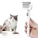 Furgo Cat Brush for Long Haired Cats, Pet Grooming Brush for Matted Fur &amp; Loose Hair, One-Click Hair Removal, Skin-Friendly, Deshedding &amp; Dematting Comb for Cats &amp; Small Dogs
