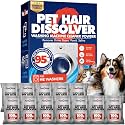 FURGONE Upgraded Pet Hair Dissolver Washer Cleaner Powder, 12 Sachets