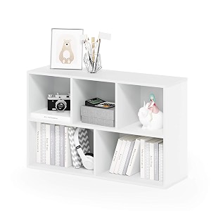 furinno jaya simply home 5-shelf bookcase 5-tier espresso