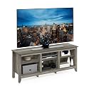 Furinno Jensen 3-Tier TV Stand for TV up to 65 Inch, French Oak Grey