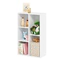 Furinno Luder 5-Cube No Tool Assembly Open Shelf, White