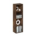 Furinno Pasir 4-Tier Open Shelf Bookcase, Amber Pine