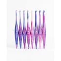 Furls Crochet Hook, Limited Edition Cotton Candy Swirl Streamline Resin, Ergonomic Handle Crochet Hooks 7" (M - 8.00MM)