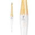 Furls Crochet Hook, Streamline Resin Fusion in Mango + White, Ergonomic Handle Crochet Hooks 7" (Fusion, G - 4.00MM)