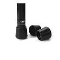 Furnigear Chair Leg Tips Caps Non-Slip Rubber Leg Tips 1-1/8” Inner Diameter Chair Leg Floor Protectors Round Black, 8 Pack