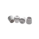 Furnigear Chair Leg Tips Caps Non-Slip Rubber Leg Tips 5/8” Inner Diameter Chair Leg Floor Protectors Round White, 20 Pack