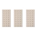 Furnigear Felt Furniture Pads for Hardwood Floor - Self Adhesive Chair Felt Pads, Floor Protector for Furniture Feet, Furniture Sliders Moving Your Furniture Smoothly - Anti Scratch 96 Pcs 3/4" Square