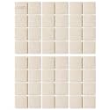 FURNIGEAR Felt Furniture Pads for Hardwood Floors - Self Adhesive Chair Felt Pads, Floor Protector for Furniture Feet, Furniture Sliders Moving Smoothly - Anti Scratch 48 Pcs 1-1/2" Square
