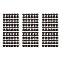 Furnigear Felt Pads Small 3/8" Felt Pads for Cabinet Doors Bumpers, Cabinet Cushion Dots Felt Cabinet Door Stops, Self Adhesive Thick Bumper Pads to Protect Surfaces -Anti Scratch 234 Pcs Round Brown