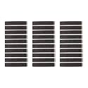 Furnigear Felt Strips with Adhesive Backing for Furniture - Felt Furniture Pads for Hardwood Floors, Furniture Chair Feet Felt Pads, Furniture Floor Protector Sliders 30 Pcs 3 x 1/2" Rectangular Brown