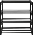 FurniGully 4 layer Rack Plastic Collapsible Shoe