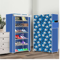 FurniGully 6 Shelf Foldable Collapsible ShoeRack Metal Shoe Stand