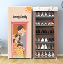 FurniGully 6L Shoe Rack LovelyFamily Plastic Collapsible