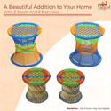 FurniGully Bamboo Outdoor Chair (Multicolor, Pre-assembled)