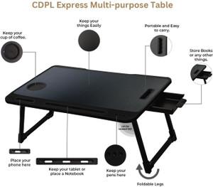 furnigully foldable multipurpose wood portable laptop table