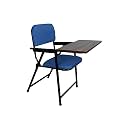 Cushioned Study Chair with Writing Pad for