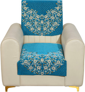 Furnishing Hut Chenille 1 Seater Sofa Floral